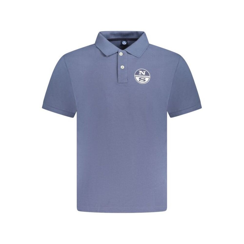 North Sails Blue Cotton Men Men's Polo